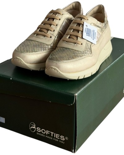  Δερμάτινο Γυναικείο Sneaker - B318