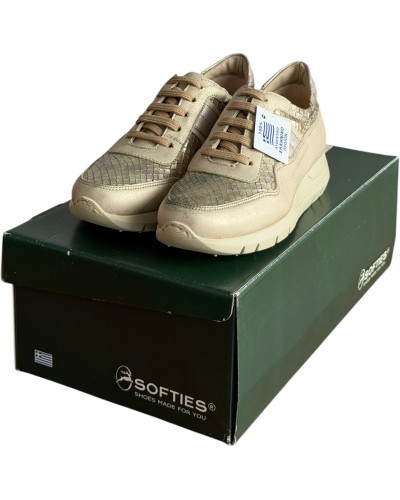  Δερμάτινο Γυναικείο Sneaker - B318
