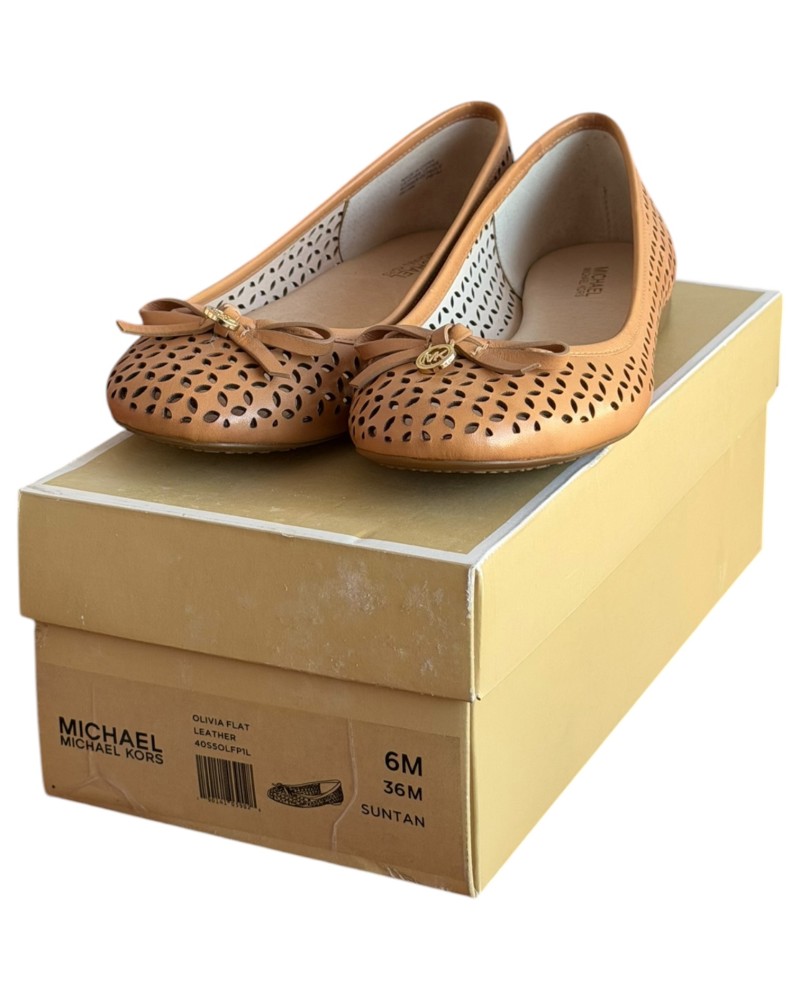 Δερμάτινη Γυναικεία Μπαλαρίνα - B685