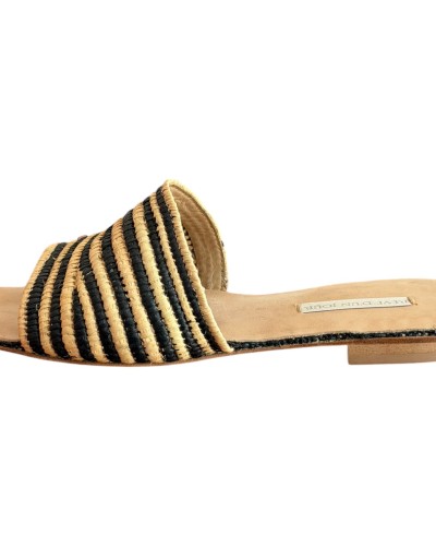 Δερμάτινη Γυναικεία Παντόφλα - B762