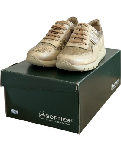  Δερμάτινο Γυναικείο Sneaker - E183