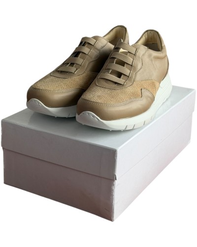  Δερμάτινο Γυναικείο Sneaker - E60
